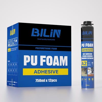 750ml Expanding Pu Foam Espuma De Poliuretano Closed Cell Polyurethane Foam For Construction