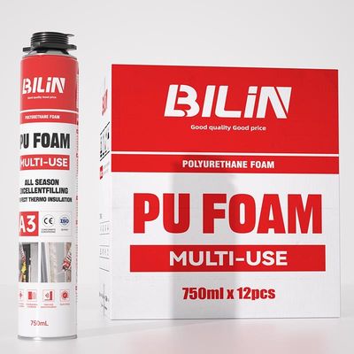 Spray Polyurethane Foam PU Foam, OEM Multi-Purpose Adhesive for Doors/Windows