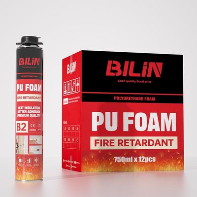 BILIN B2 अग्नि प्रतिरोधी पीयू फोम एक घटक आग रेटेड पॉलीयूरेथेन फोम