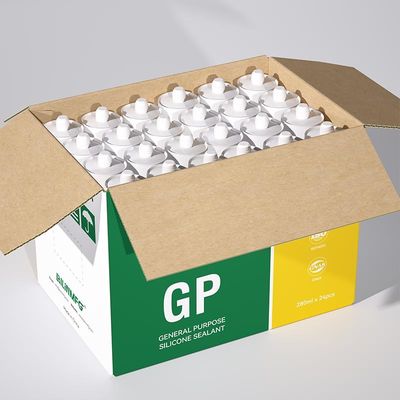 280ml तटस्थ एसिटिक सिलिकॉन सीलेंट सिकुड़ते प्रतिरोधी घरेलू कोई विषाक्त नहीं