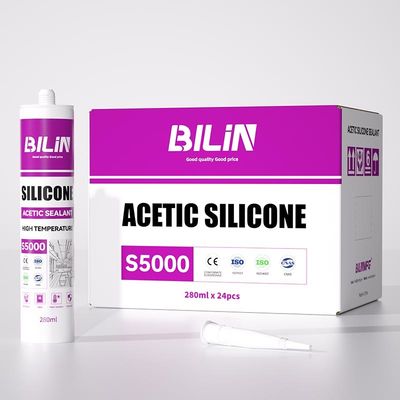 गुणवत्ता BILIN S5000 एसीटोक्सी क्यूर सिलिकॉन सीलेंट ऑटोमोटिव और निर्माण अनुप्रयोग कारखाना